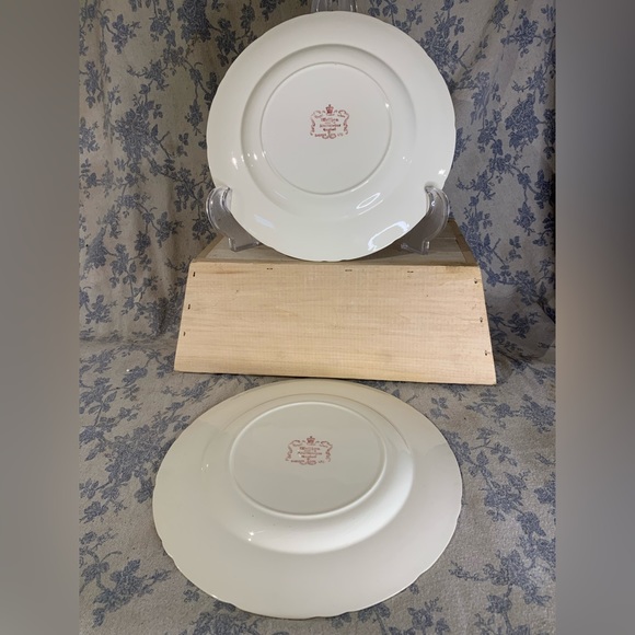 VTG Set of 2 Barker Bros Royal Tudor Ware Waltham 10" Plates Pair Transferware - Picture 4 of 14